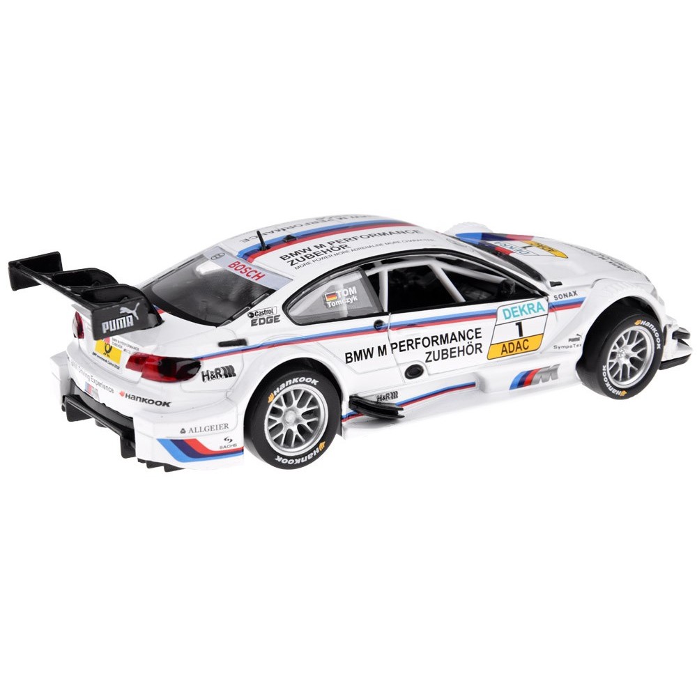JOKO Kovový Model Autíčka BMW M3 DTM 1:32 so svetlom a zvukom, biele