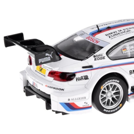 JOKO Kovový Model Autíčka BMW M3 DTM 1:32 so svetlom a zvukom, biele