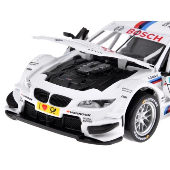 JOKO Kovový Model Autíčka BMW M3 DTM 1:32 so svetlom a zvukom, biele