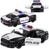 JOKO Kovový Model Autíčka Polícia Ford Shelby GT350 so svetlom a zvukom, čierne