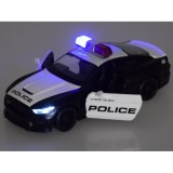 JOKO Kovový Model Autíčka Polícia Ford Shelby GT350 so svetlom a zvukom, čierne