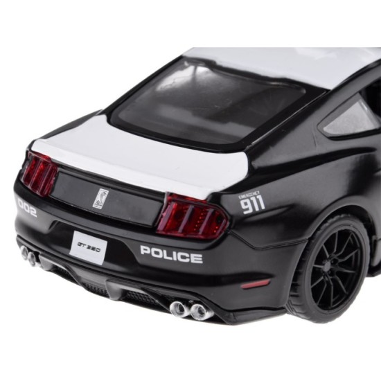 JOKO Kovový Model Autíčka Polícia Ford Shelby GT350 so svetlom a zvukom, čierne