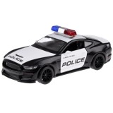 JOKO Kovový Model Autíčka Polícia Ford Shelby GT350 so svetlom a zvukom, čierne