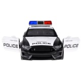 JOKO Kovový Model Autíčka Polícia Ford Shelby GT350 so svetlom a zvukom, čierne