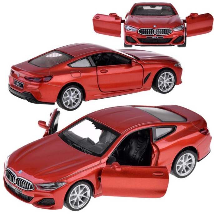 JOKO Kovový Model Autíčka BMW M850i Coupe so svetlom a zvukom, červené