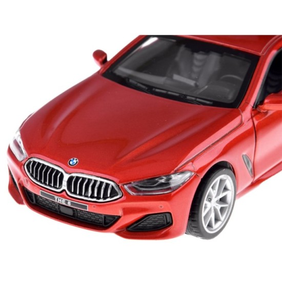 JOKO Kovový Model Autíčka BMW M850i Coupe so svetlom a zvukom, červené