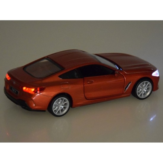 JOKO Kovový Model Autíčka BMW M850i Coupe so svetlom a zvukom, červené
