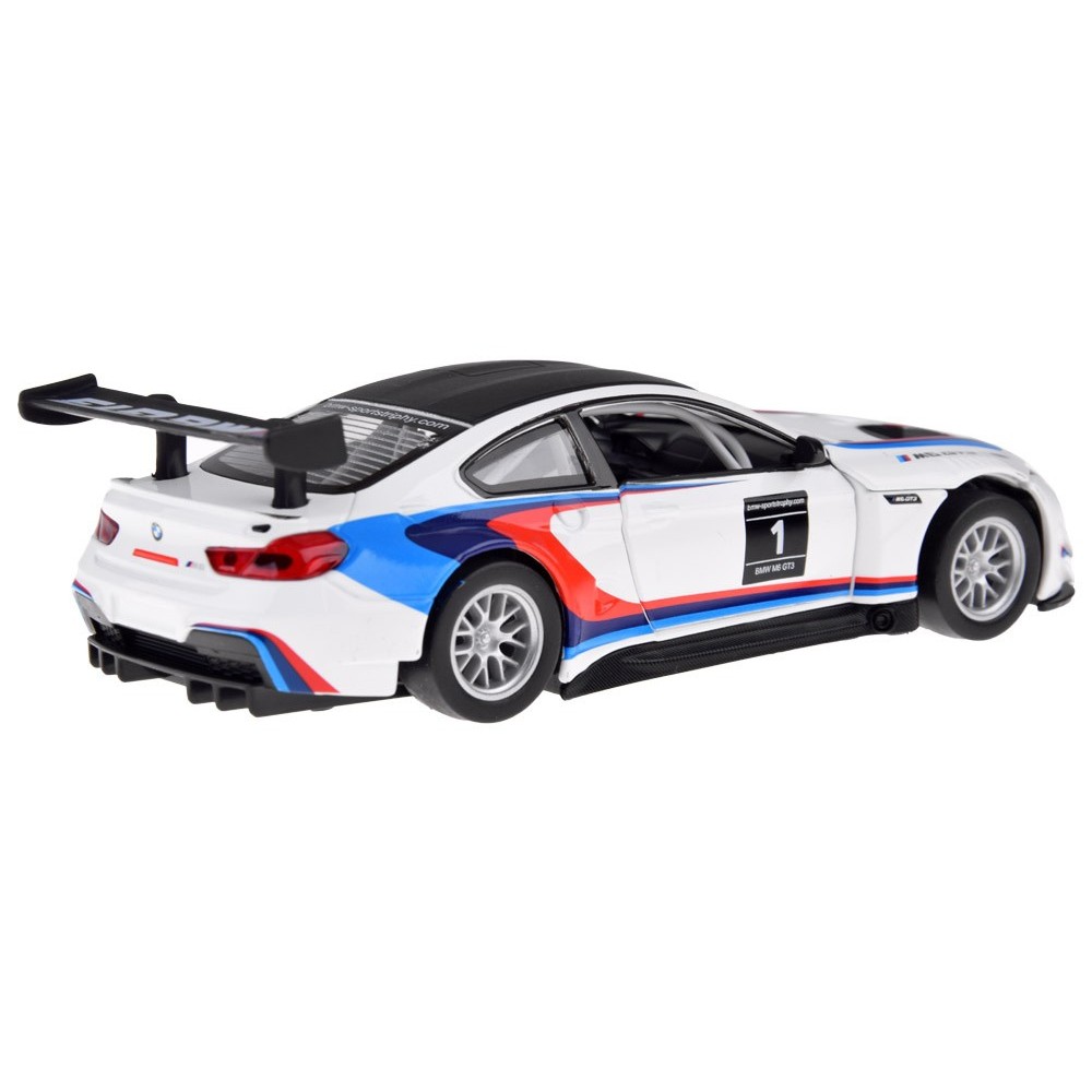 JOKO Kovový Model Autíčka Športové BMW M6 GT3 1:32 so svetlom a zvukom, biele
