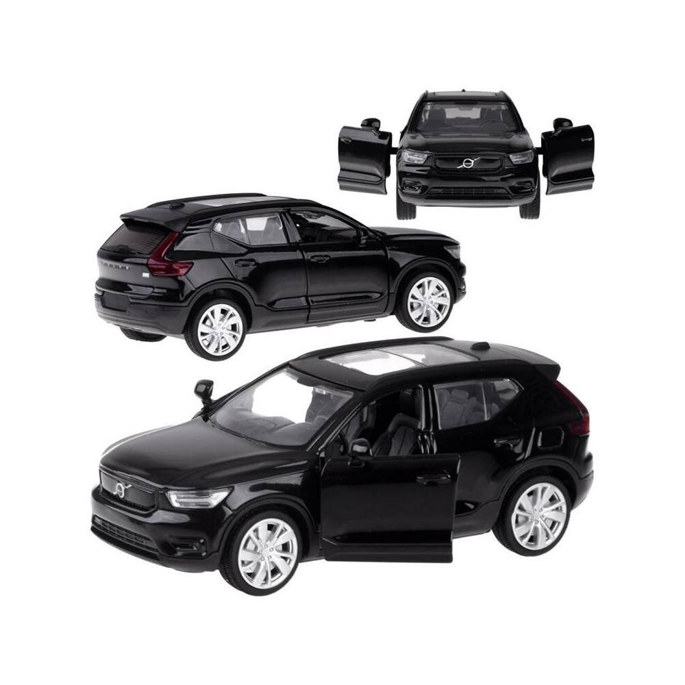 JOKO Kovový Model Autíčka Volvo XC40 Recharge so svetlom a zvukom, čierne