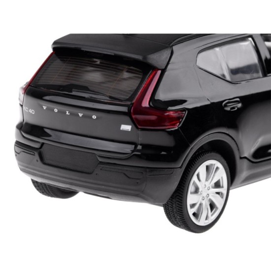 JOKO Kovový Model Autíčka Volvo XC40 Recharge so svetlom a zvukom, čierne