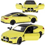 JOKO Kovový Model Auta BMW M4 1:32 so svetlom a zvukom, žlté