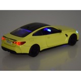 JOKO Kovový Model Auta BMW M4 1:32 so svetlom a zvukom, žlté
