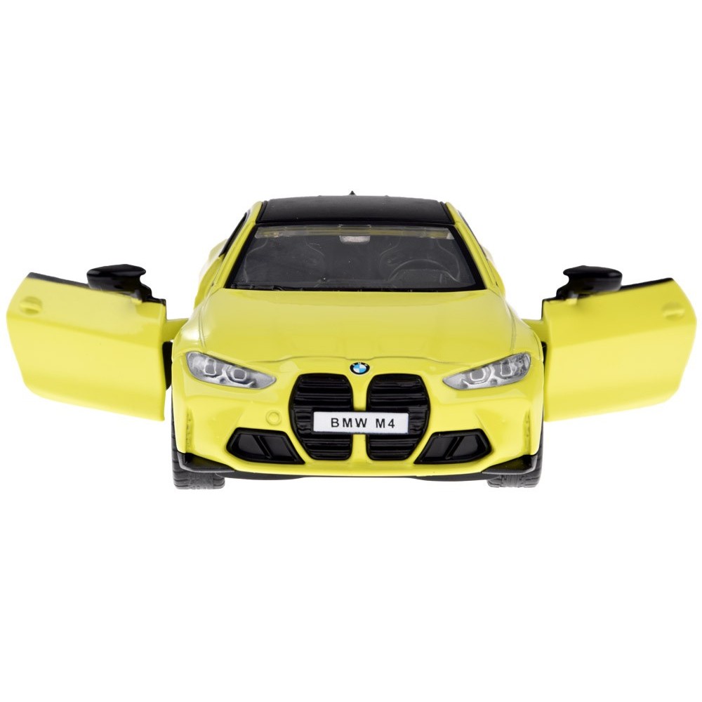 JOKO Kovový Model Auta BMW M4 1:32 so svetlom a zvukom, žlté
