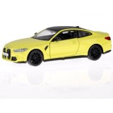 JOKO Kovový Model Auta BMW M4 1:32 so svetlom a zvukom, žlté