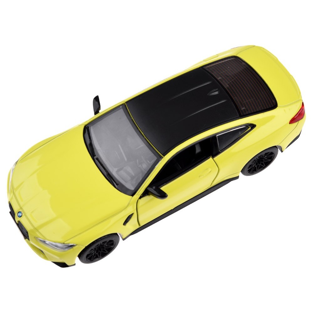 JOKO Kovový Model Auta BMW M4 1:32 so svetlom a zvukom, žlté