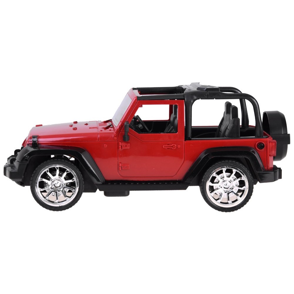 JOKO RC Autíčko Jeep na diaľkové ovládanie so svetlom 25,5cm, červené