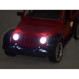 JOKO RC Autíčko Jeep na diaľkové ovládanie so svetlom 25,5cm, červené