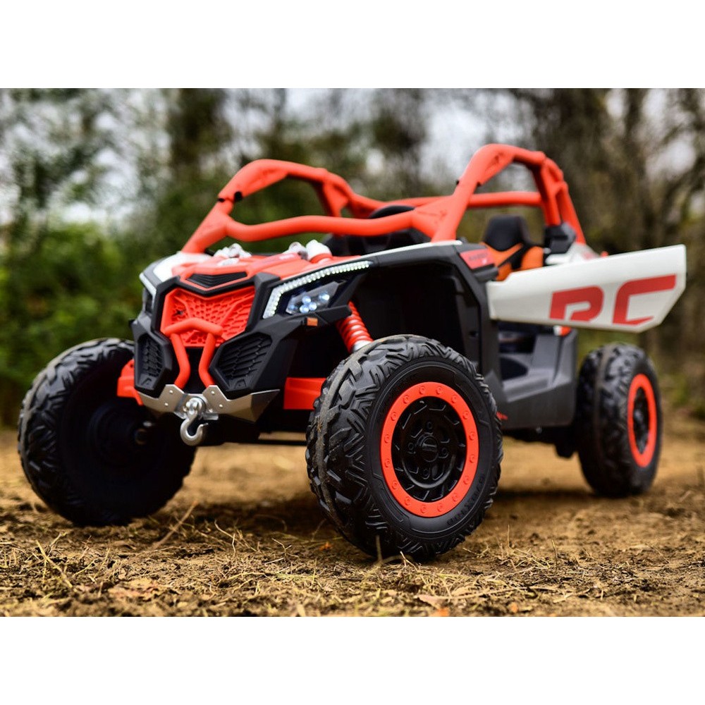JOKO Elektrické autíčko BUGGY Can-am Maverick 4x4, motor 4x200W, batéria 24V, Dvojmiestne sedadlo, penové kolesá, nosnosť 50kg,