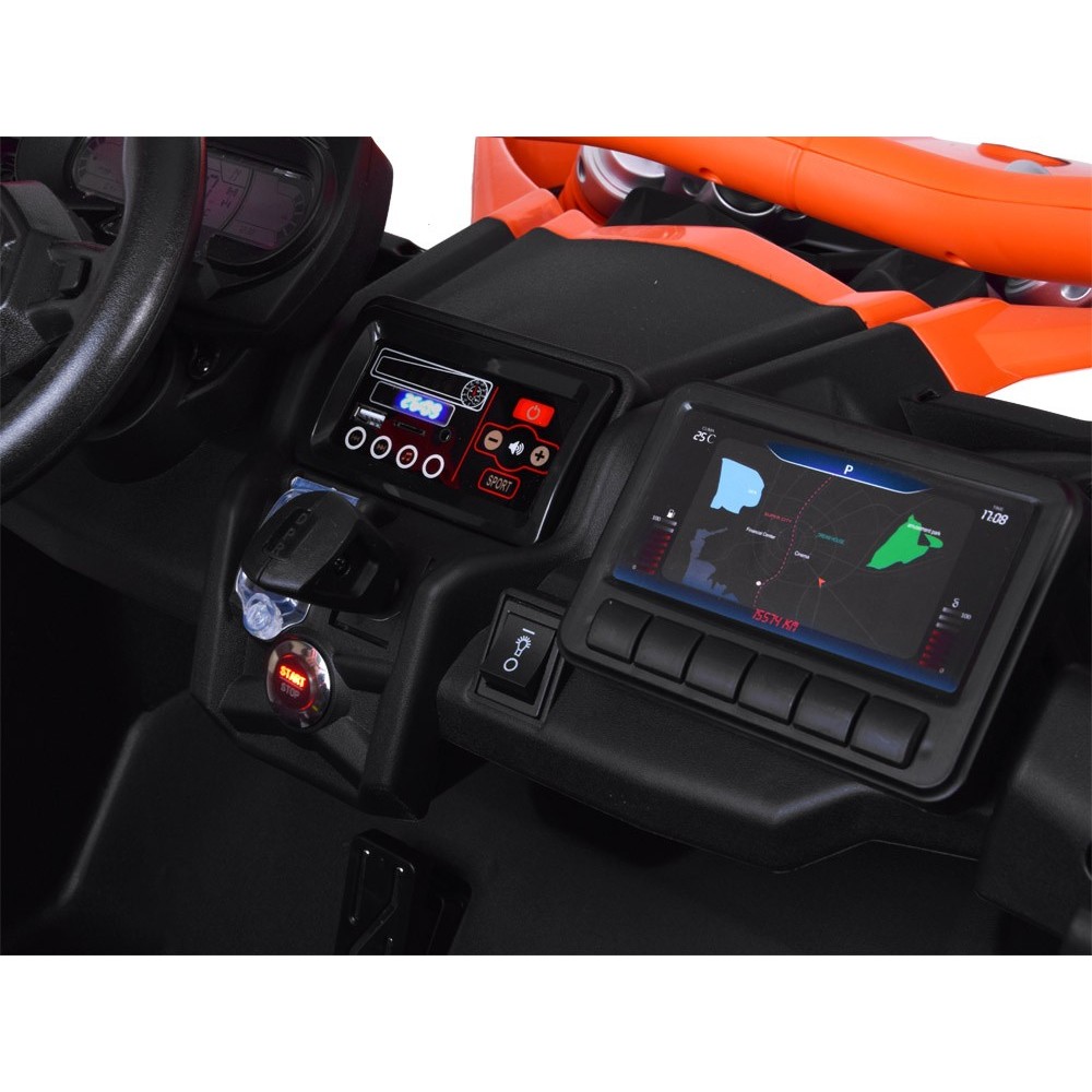 JOKO Elektrické autíčko BUGGY Can-am Maverick 4x4, motor 4x200W, batéria 24V, Dvojmiestne sedadlo, penové kolesá, nosnosť 50kg,