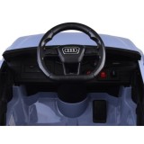 JOKO Elektrické autíčko AUDI RS 6, penové kolesá, kožené sedadlo, USB a MP3 vstup, modré
