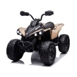 JOKO Elektrická štvorkolka Off-road CAN-AM 24V 200W, penové kolesá, kožené sedadlo, béžová