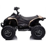 JOKO Elektrická štvorkolka Off-road CAN-AM 24V 200W, penové kolesá, kožené sedadlo, béžová