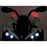 JOKO Elektrická štvorkolka Off-road CAN-AM 24V 200W, penové kolesá, kožené sedadlo, béžová