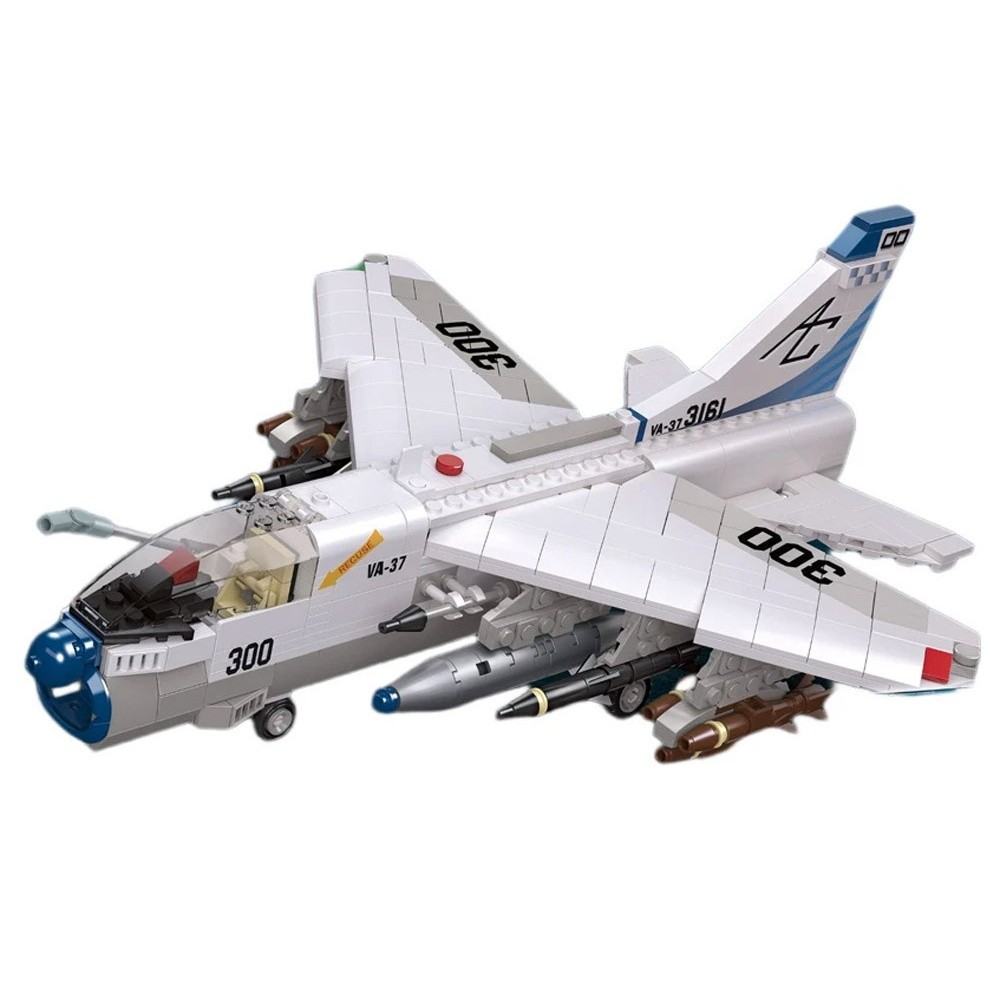 JOKO Technická Stavebnica 683ks Útočné Nadzvukové Lietadlo LTV A-7 Corsair II 32cm
