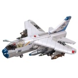 JOKO Technická Stavebnica 683ks Útočné Nadzvukové Lietadlo LTV A-7 Corsair II 32cm