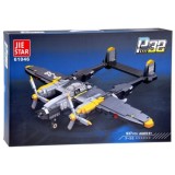 JOKO Technická Stavebnica Vojenské Lietadlo 45cm Lockheed P-38 Lightning Blesk 937ks