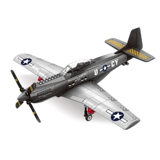 JOKO Technická Stavebnica Bojové Lietadlo Mustang P-51 258ks 37,5cm