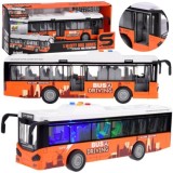 JOKO Autobus na batérie s otváracími dverami, svetlom a zvukom, oranžový