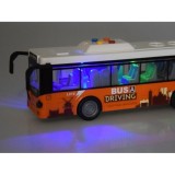 JOKO Autobus na batérie s otváracími dverami, svetlom a zvukom, oranžový