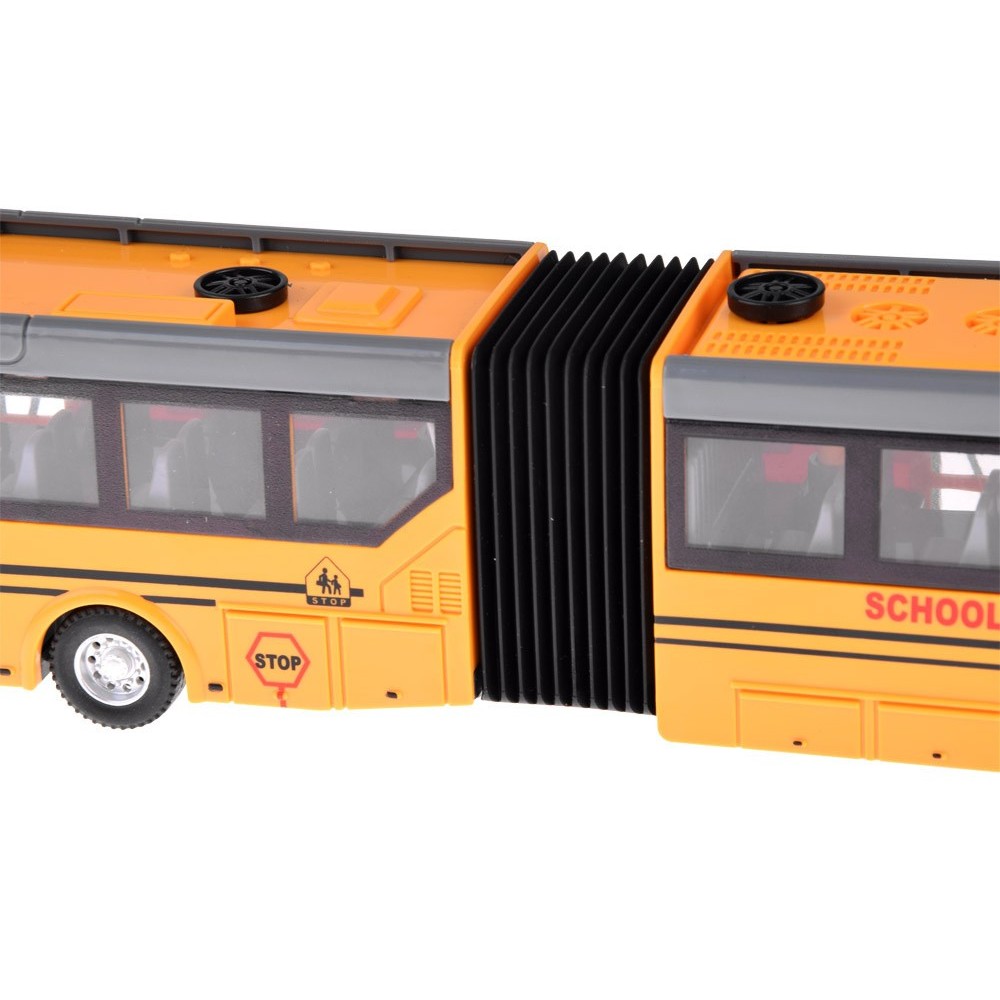 JOKO RC Kĺbový Školský Autobus na diaľkové olvádanie + LED svetlo, žltý