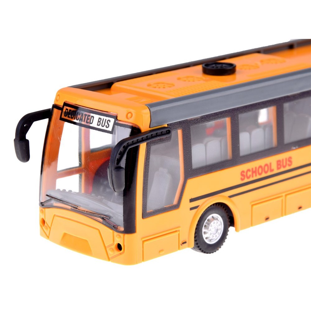JOKO RC Kĺbový Školský Autobus na diaľkové olvádanie + LED svetlo, žltý