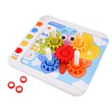 HOLA Toys Interkatívny Vzdelávací Panel na batérie so zvukom + kocky