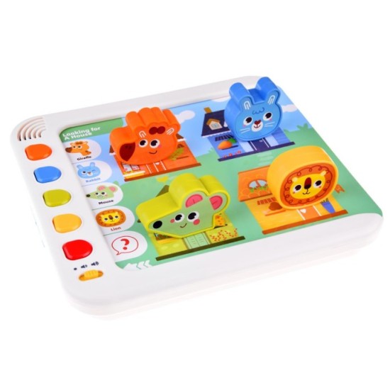 HOLA Toys Interkatívny Vzdelávací Panel na batérie so zvukom + kocky