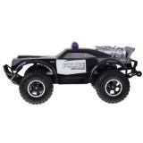 JOKO Veľké RC Policajné auto Monster Truck na diaľkové ovládanie so svetlom 45cm, čierne