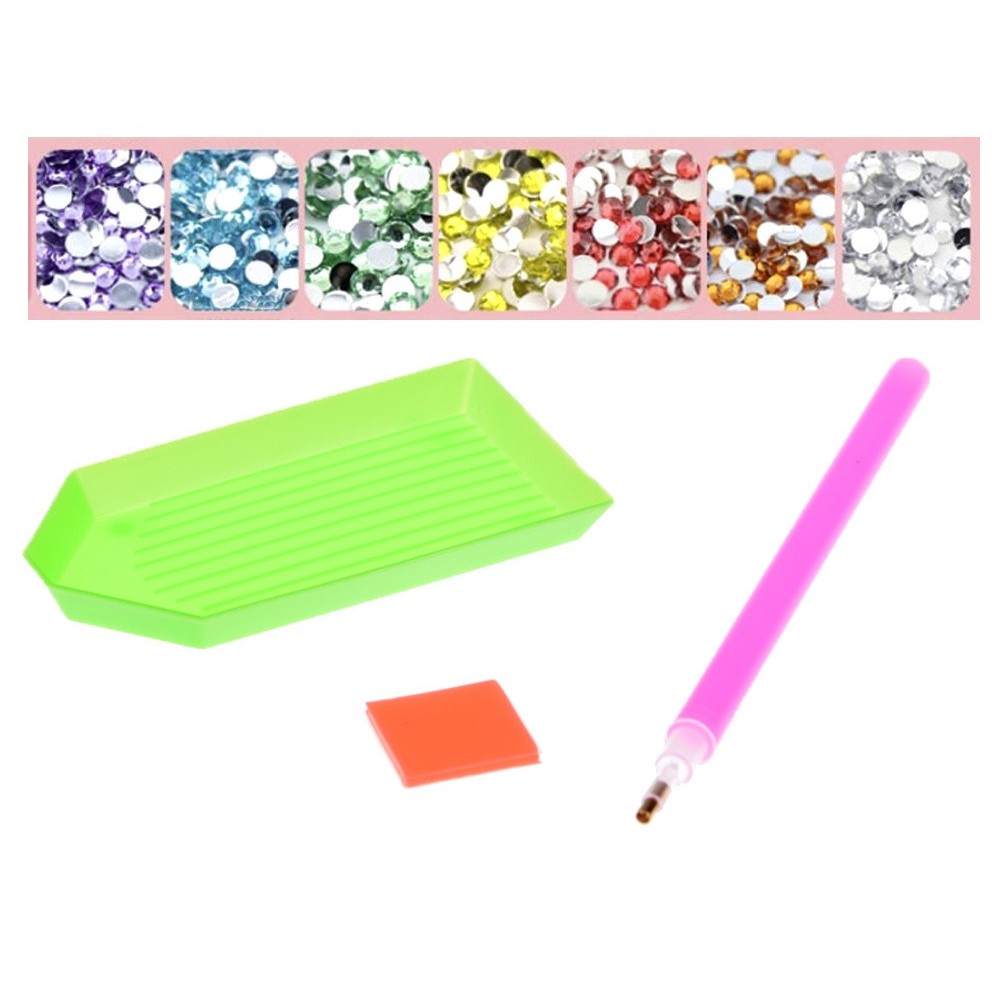 JOKO Kreatívna súprava Diamantové obrázky MAGIC, Diamantové maľovanie pre deti Zvieratká