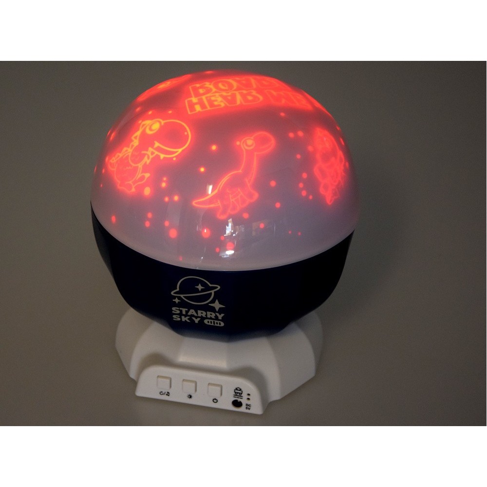 JOKO Detský Projektor Lampa 3 motívy, Jednorožce, Dinosaury