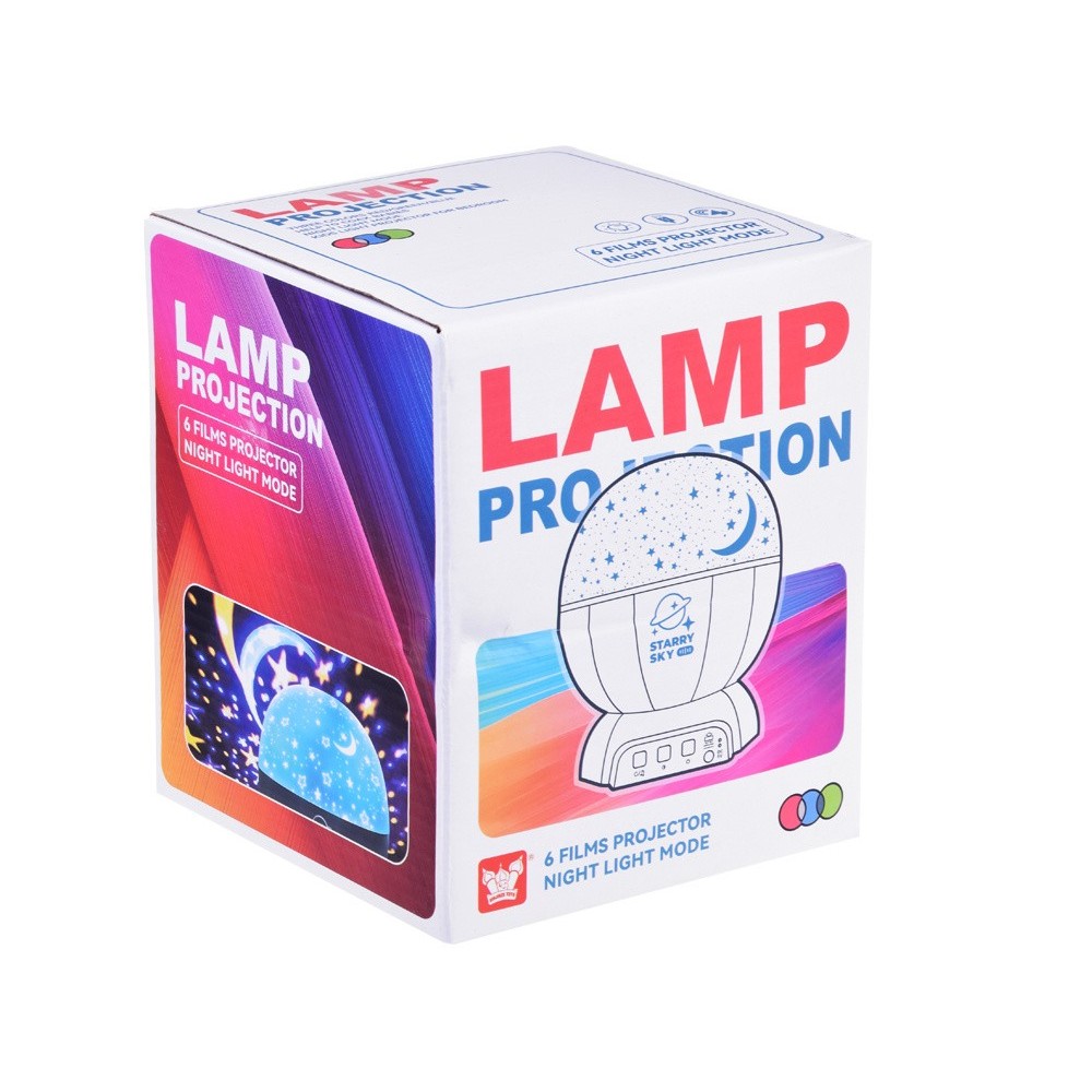 JOKO Detský Projektor Lampa 3 motívy, Jednorožce, Dinosaury