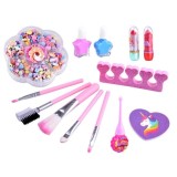 JOKO Detský Kozmetický Kufrík Jednorožec + Make Up sada + KORÁLKY