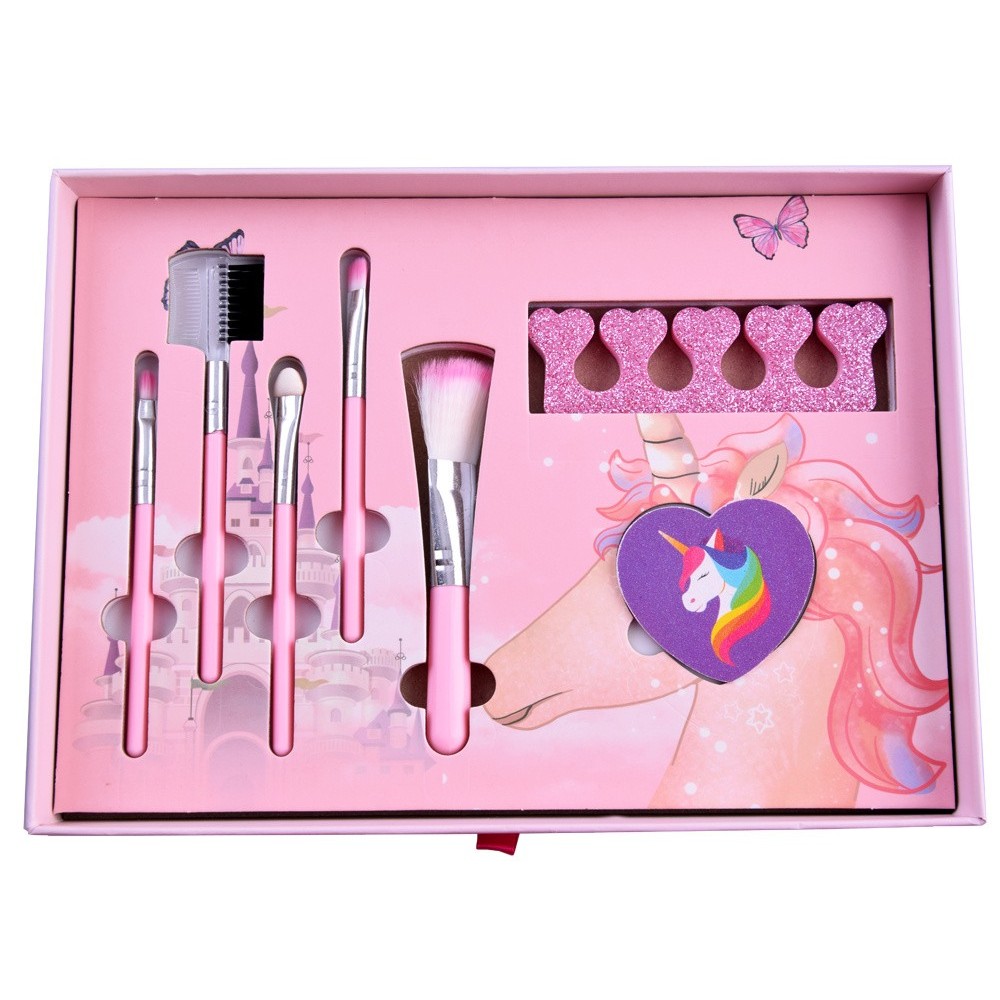 JOKO Detský Kozmetický Kufrík Jednorožec + Make Up sada + KORÁLKY