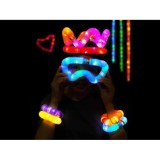 JOKO Sada Veľké Svetelné trubice POP TUBE senzorické trubice TUBA LED 65cm 12ks