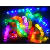 JOKO Sada Veľké Svetelné trubice POP TUBE senzorické trubice TUBA LED 65cm 12ks