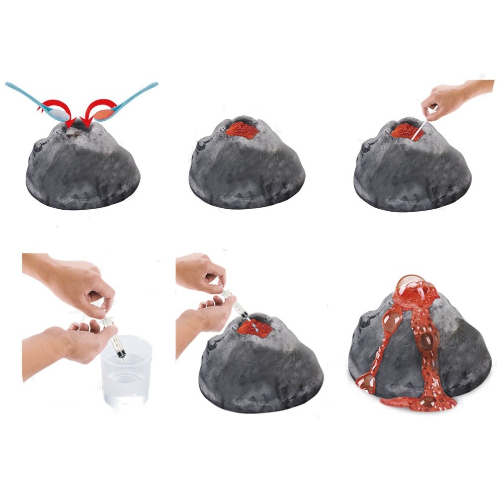 JOKO Archeologická sada Vykopávky Dinosaurus T-REX a Minerály + Sopka so Skutočnou ERUPCIOU