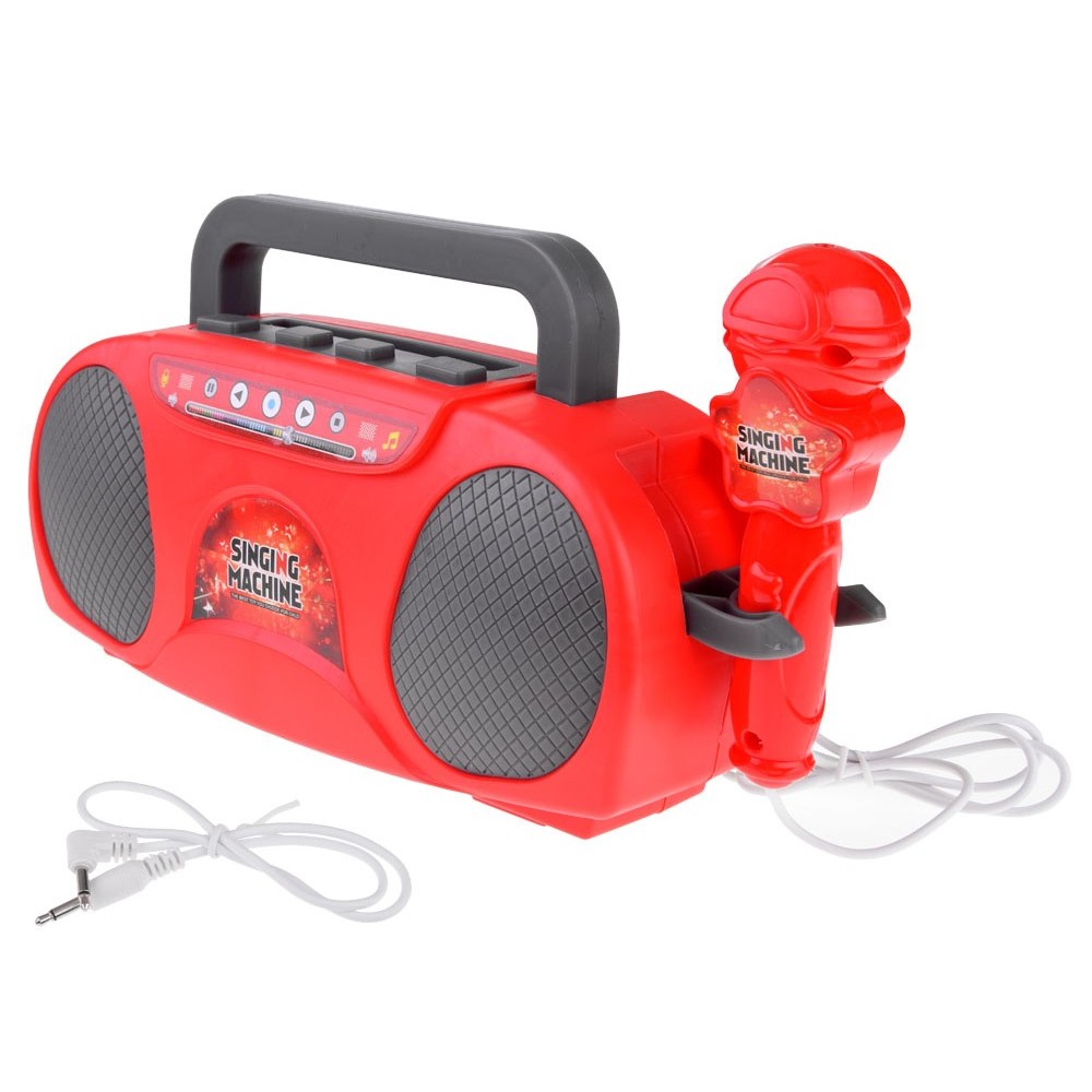 JOKO Detský Prenosný Reproduktor Karaoke s mikrofónom + MP3 vstup