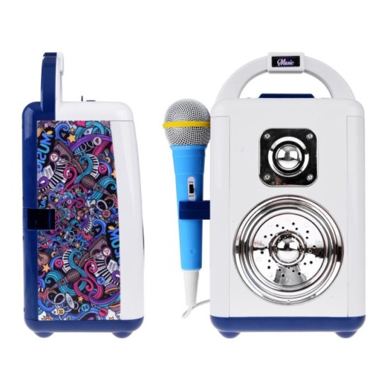 JOKO Disco Bezdrôtový Reproduktor pre deti s LED svetlom a Nahrávním + Mikrofón + Bluetooth a MP3