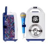 JOKO Disco Bezdrôtový Reproduktor pre deti s LED svetlom a Nahrávním + Mikrofón + Bluetooth a MP3
