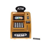 JOKO Hudobný Bankomat na peniaze, pokladnička, zlatý